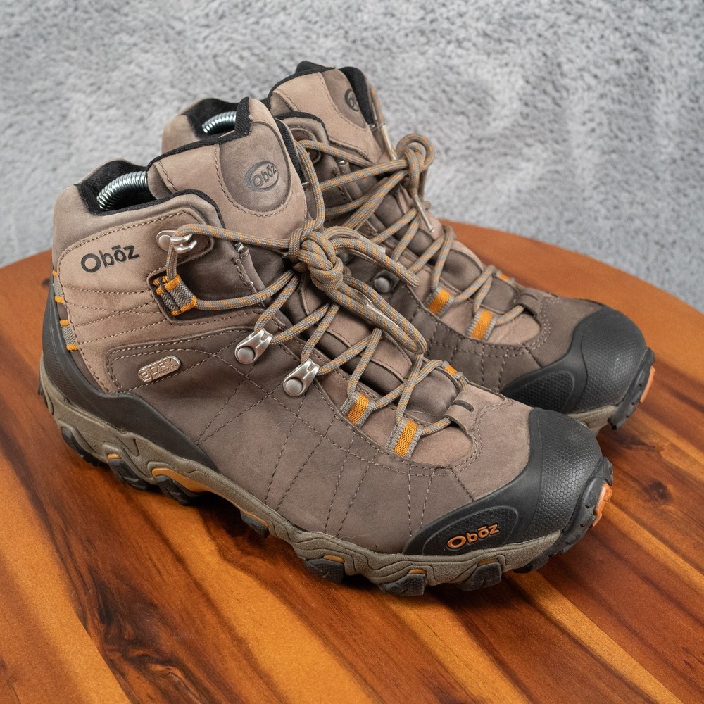 Oboz Bridger Men's Mid B-DRY Hiking Boots, Sudan, 8 US